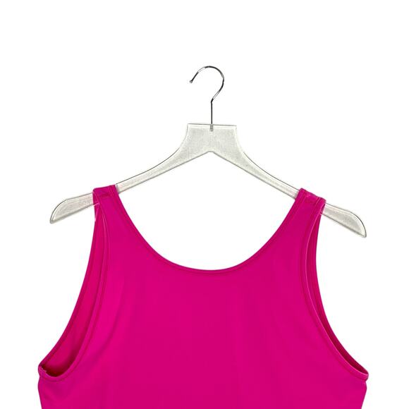 Lululemon 12 Womens Power Pivot Tank Top Hot Pink Reversible *flaw - Picture 5 of 9